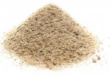 Shiitake,Mushroom,Powder,(sh),,Pile,Isolated,On,White,Background