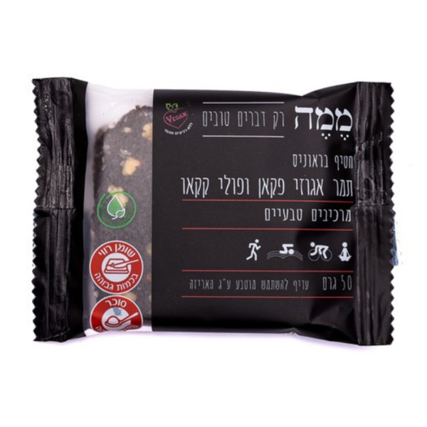 בראוניז אגוזים ותמר