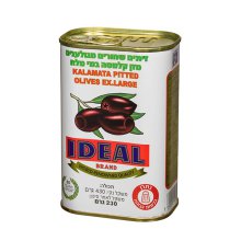 זיתים שחורים בפח לבן