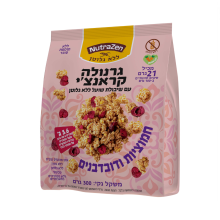 _גרנולה חמוציות ודובדבנים