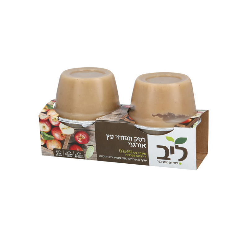 רסק תפוח עץ אורגני 452 גר’ רסק תפוח עץ אורגני 452 גר’